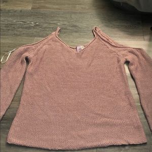 pink sweater